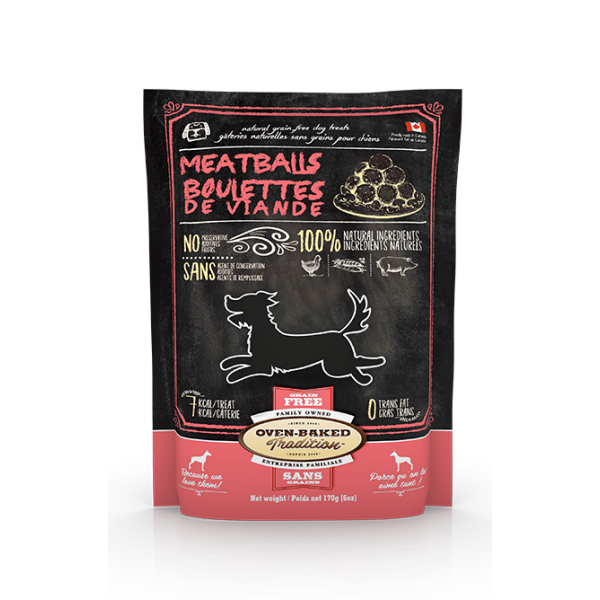Oven-Baked Tradition Chicken/Pork Meatball Treats 6OZ