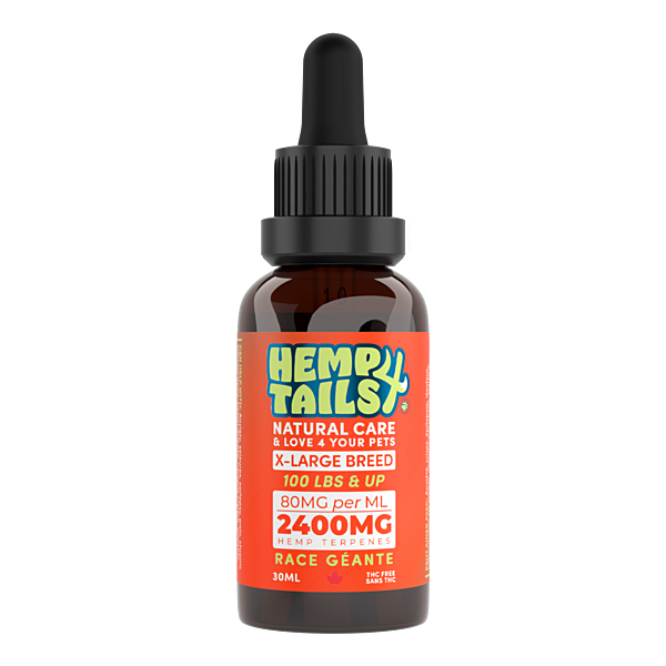 Hemp 4 Tails XLarge Breed 2400MG/30ML