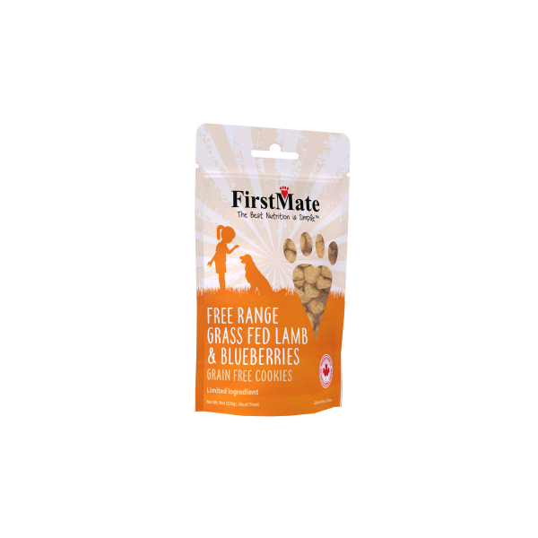 FirstMate LID GF Lamb &amp; Blueberry Cookies [DOG] 8OZ