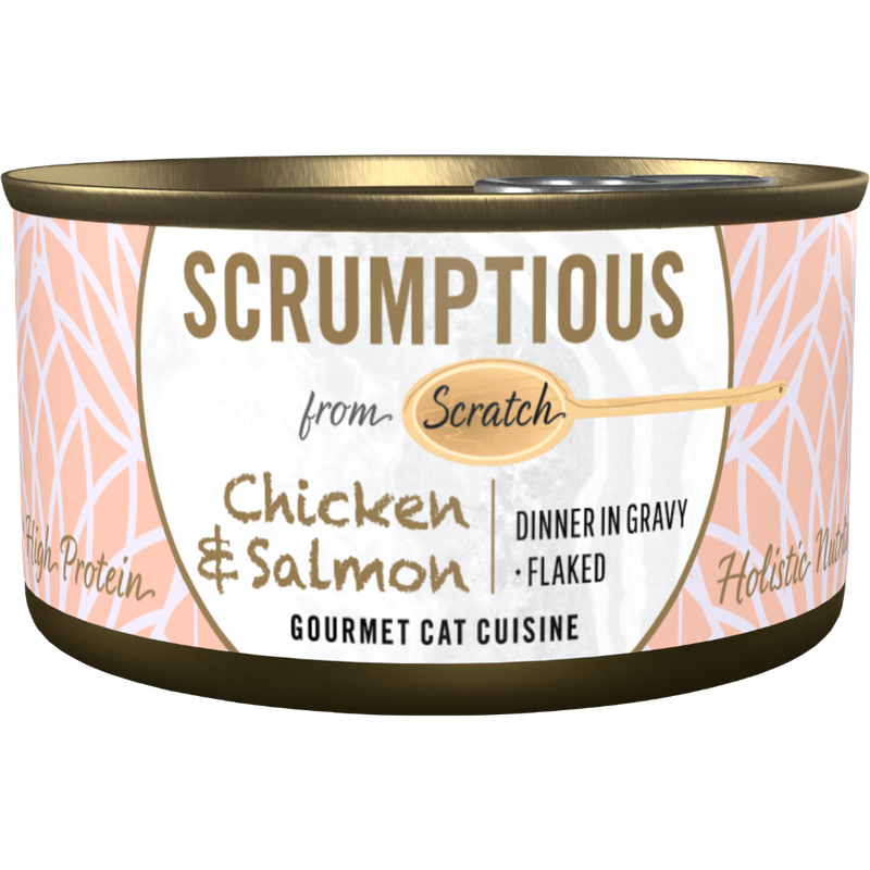 Scrumptious Chicken &amp; Salmon [CAT] 2.8OZ