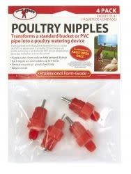 Poultry Drinker Nipples 4PK