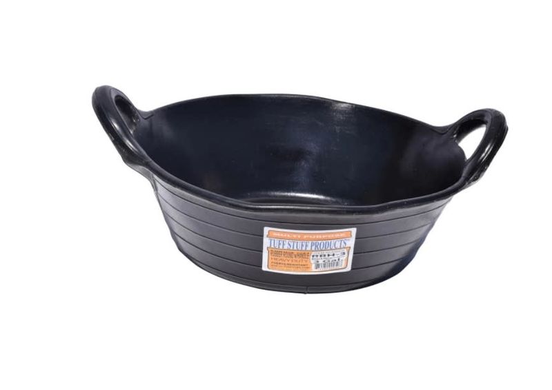 Round Rubber Feeder w/ Handles 3 GAL
