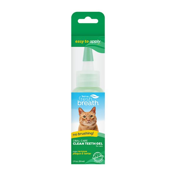 TropiClean Fresh Breath Clean Teeth Gel [CAT] 2OZ