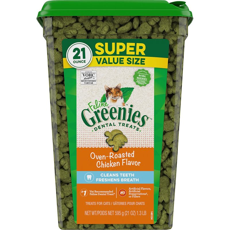 Greenies Oven Roasted Chicken Dental Treats 21OZ