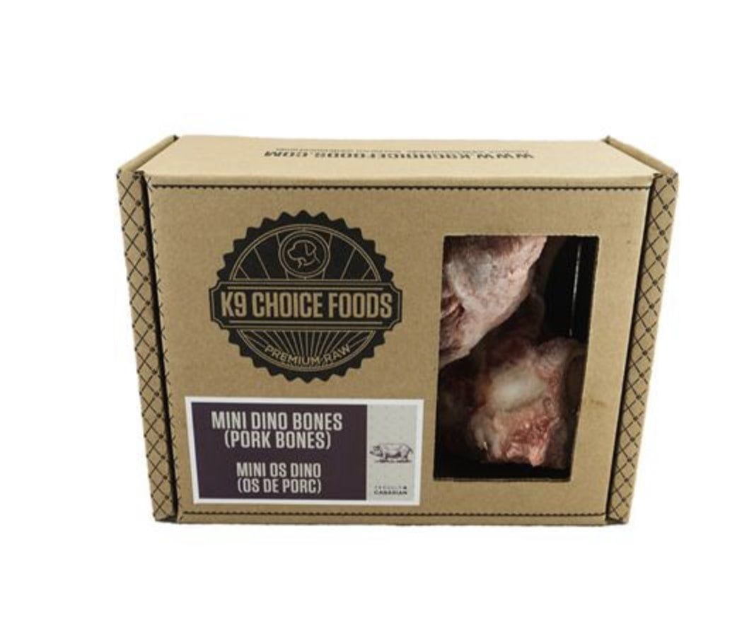 K9 Choice Frozen - Mini Dino Pork Bones 3PK~*