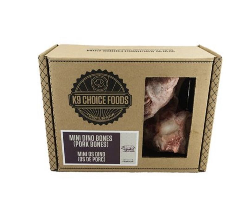 K9 Choice Frozen - Mini Dino Pork Bones 3PK~*