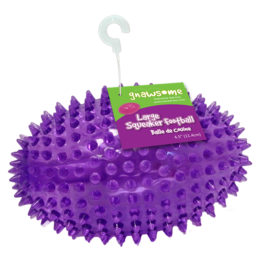 Gnawsome Football Squeak Medium*~