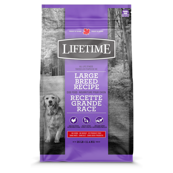 Lifetime Chicken &amp; Oatmeal Large Breed [DOG] 11.4KG