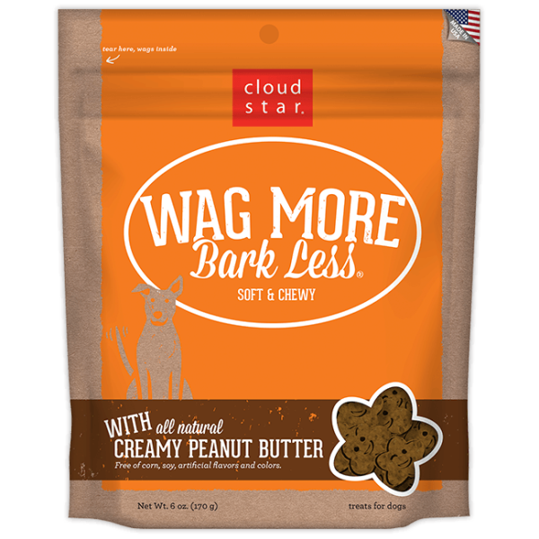 Cloud Star WMBL Soft &amp; Chewy Treat Creamy Peanut Butter 6OZ