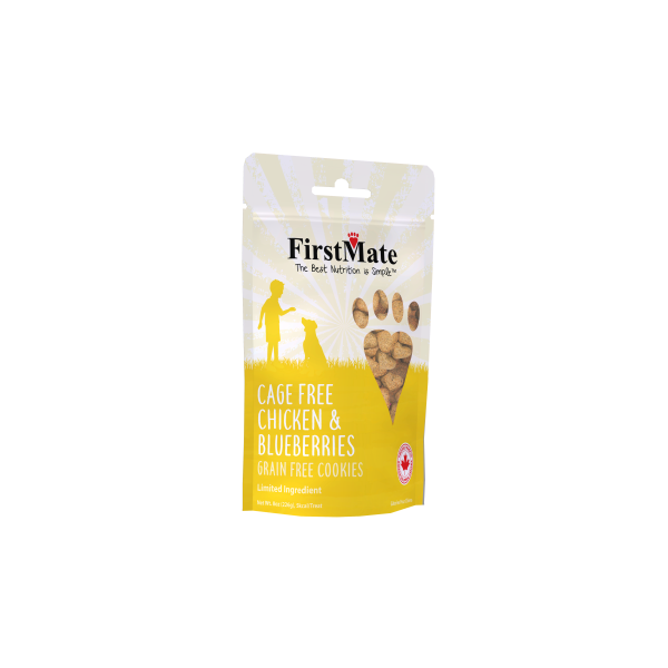 FirstMate LID GF Chicken &amp; Blueberry Cookies [DOG] 8OZ