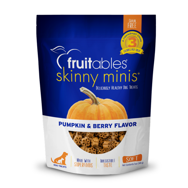 Fruitables Skinny Minis Pumpkin/Berry Chewy Treats [DOG] 141G
