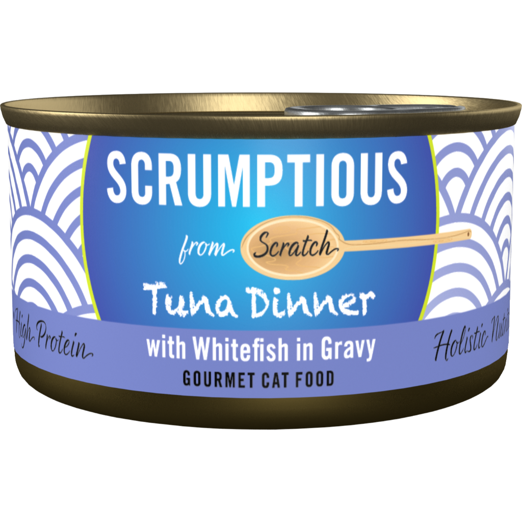 Scrumptious Red Meat Tuna &amp; Whitefish [CAT] 2.8OZ