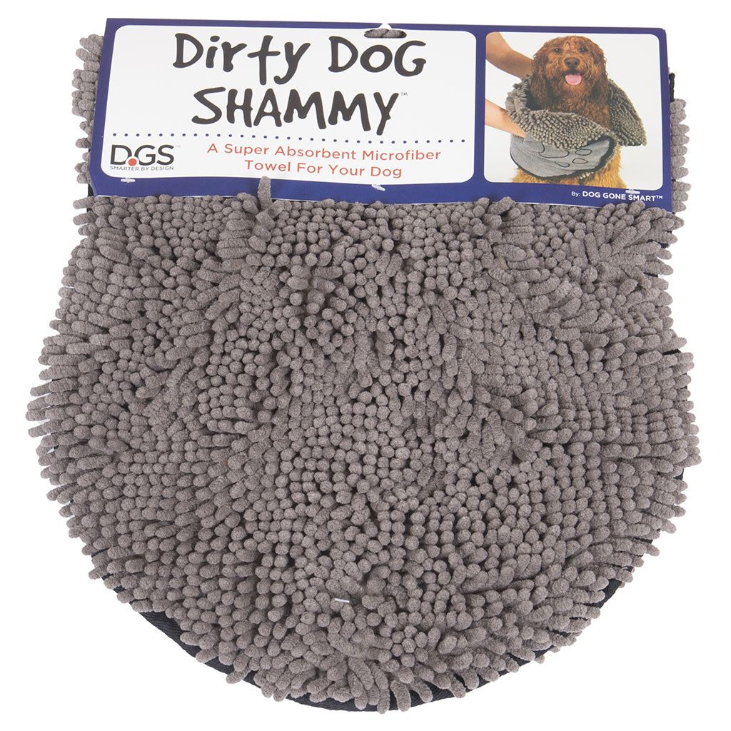 Dirty Dog Shammy Gray 13&quot; x 31&quot; ~