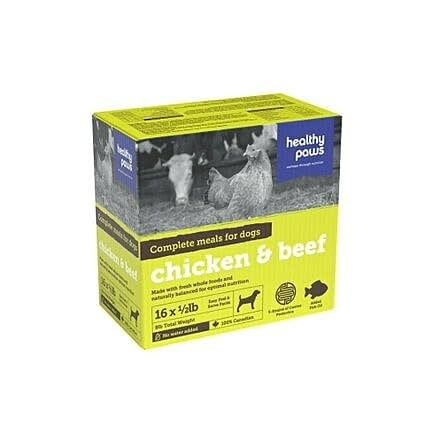 Healthy Paws Frozen - Complete Beef/Chicken Dinner [DOG] 8LB