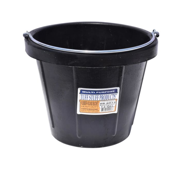Round Rubber Bucket 12 QT