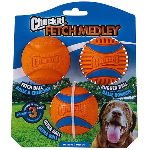 Chuckit! Fetch Medley Gen 3 Medium 3PK