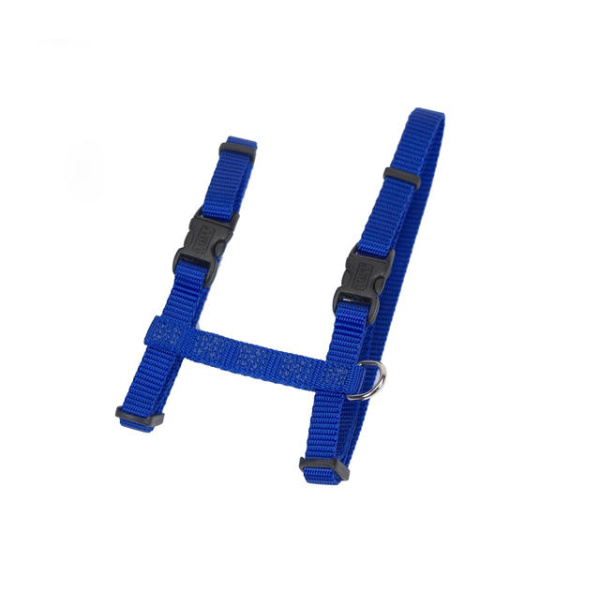 Figure H Adjustable Nylon Cat Harness Blue 18&quot;