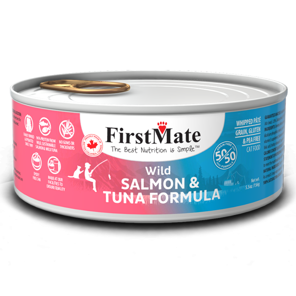 FirstMate GF 50/50 Wild Salmon/Wild Tuna [CAT] 5.5OZ
