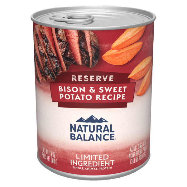 Natural Balance LID Sweet Potato &amp; Bison  [DOG] 13OZ