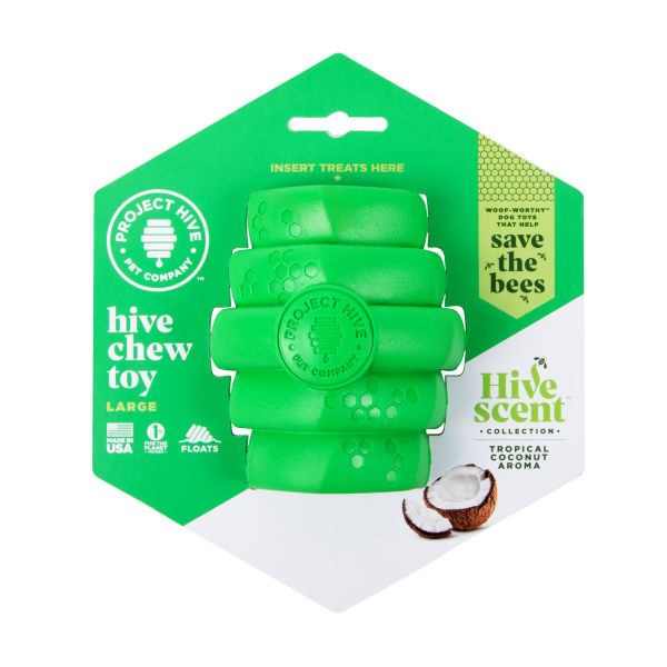 Project Hive Chew Toy Tropical Coconut Scent LG~