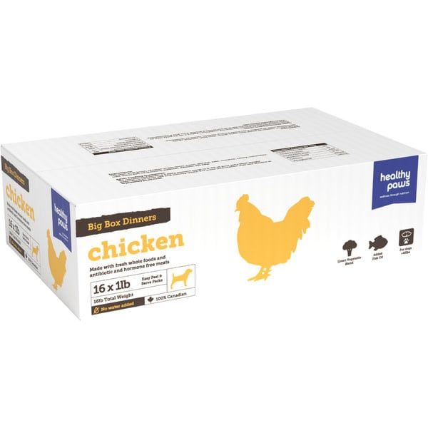 Healthy Paws Frozen - Big Box Chicken Dinner [DOG] 16LB