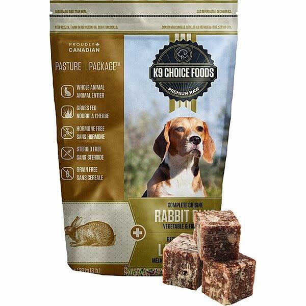 K9 Choice Frozen - Complete Cuisine Rabbit Plus [DOG] 3LB