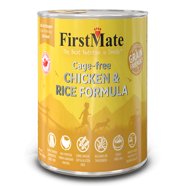 FirstMate Cage Free Chicken &amp; Rice [CAT] 12.2OZ