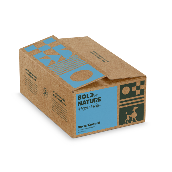 Bold By Nature Frozen - Mega Duck Patties [DOG] 24LB