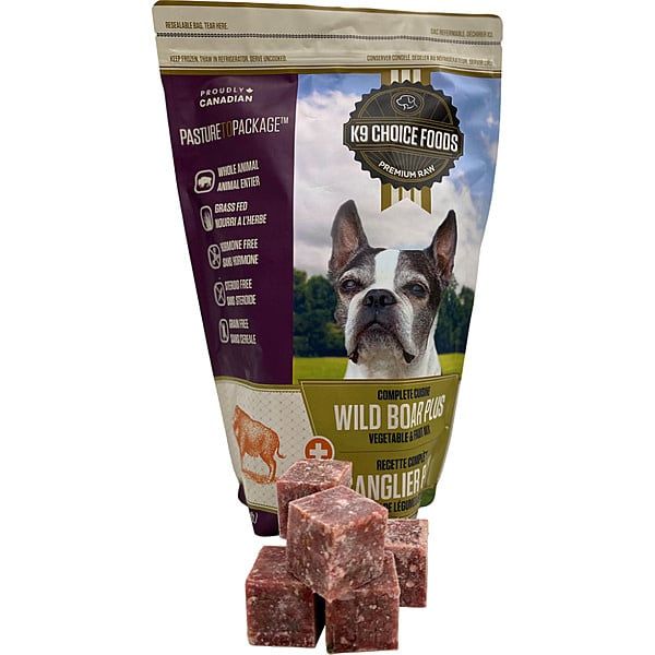 K9 Choice Frozen - Complete Cuisine Wild Boar Plus [DOG] 3LB