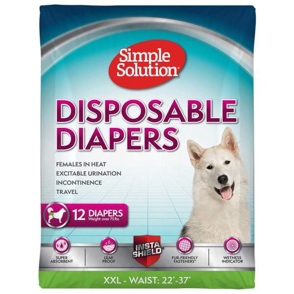 Simple Solution Disposable Diapers XXL 12PK