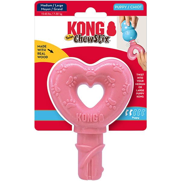 Chewstix Puppy Twist Heart MD/LG~