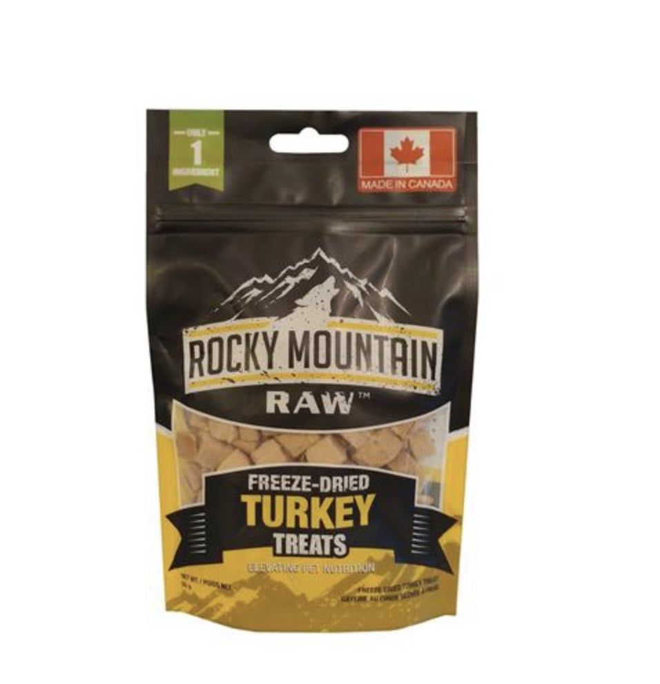Rocky Mountain Raw Freeze Dried Turkey Treats 170GM