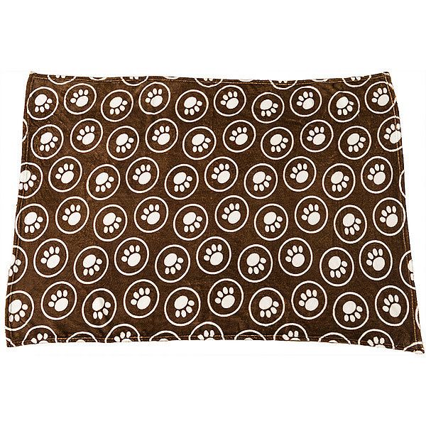 Snuggler Blanket Paws &amp; Circles Chocolate 30&quot; x 40&quot;