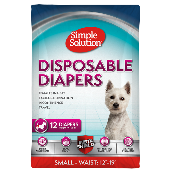 Simple Solution Disposable Diapers Small 12PK