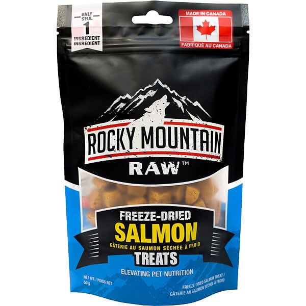 Rocky Mountain Raw Freeze Dried Salmon Treats 50GM