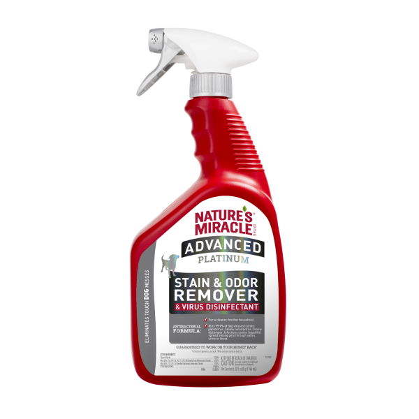 Nature&#39;s Miracle Advanced Platinum Stain Odour &amp; Virus Disinfectant [DOG] 32OZ