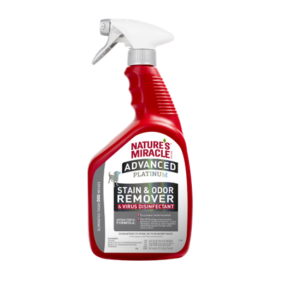 Nature&#39;s Miracle Advanced Platinum Stain Odour &amp; Virus Disinfectant [DOG] 32OZ