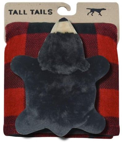 Tall Tails 30x40 Plaid Blanket &amp; Bear Gift Set