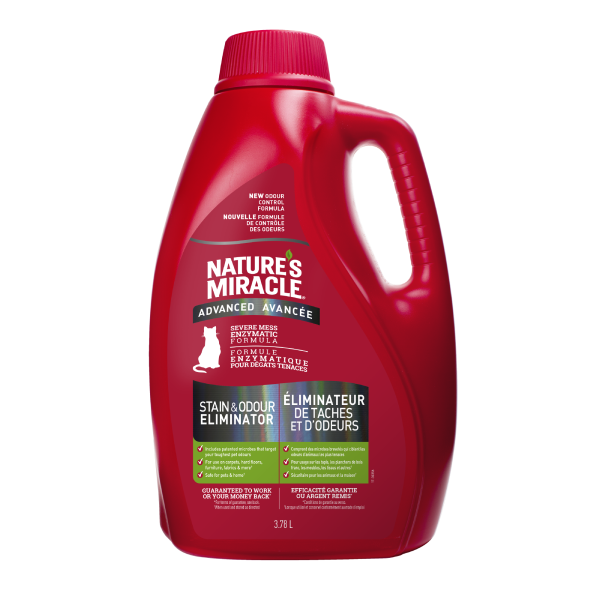Nature&#39;s Miracle Advanced Stain &amp; Odour Remover [CAT] 3.78L