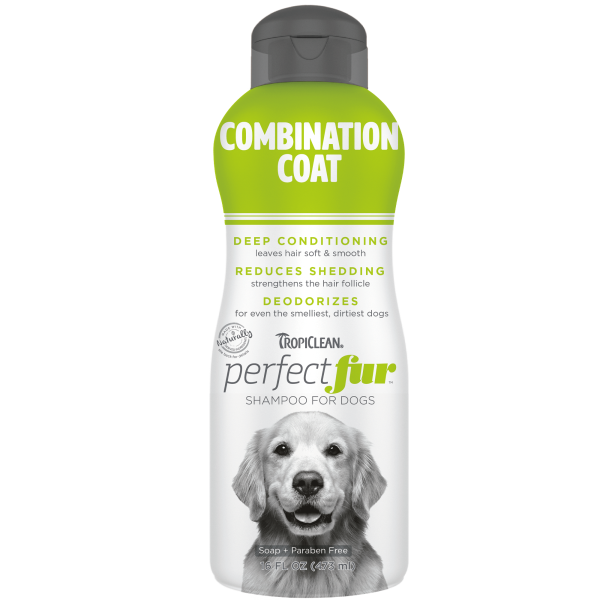 TropiClean Perfect Fur Combination Coat Shampoo 16OZ
