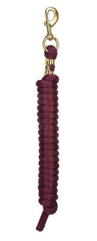 Poly Lead Rope 9' Burgundy