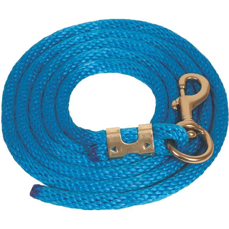 Poly Lead Rope 9' Aqua
