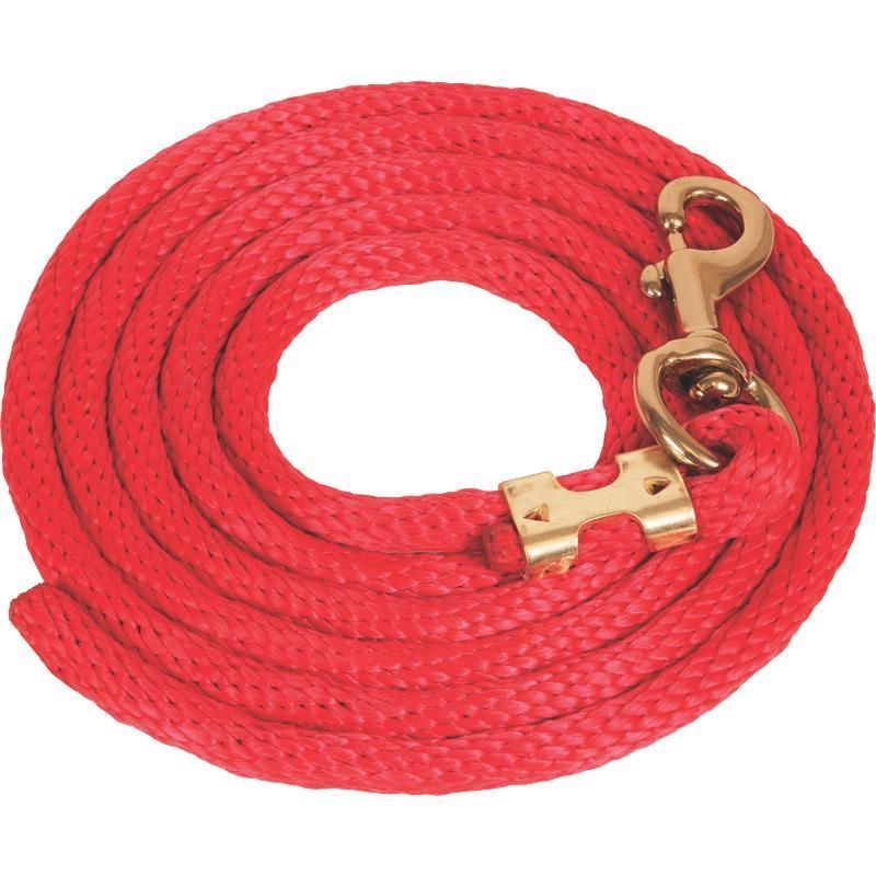 Poly Lead Rope 9' Red