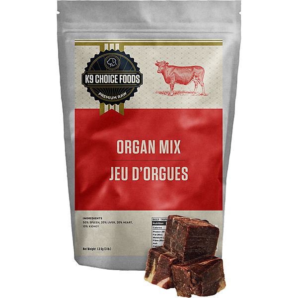 K9 Choice Frozen - Organ Mix 3LB