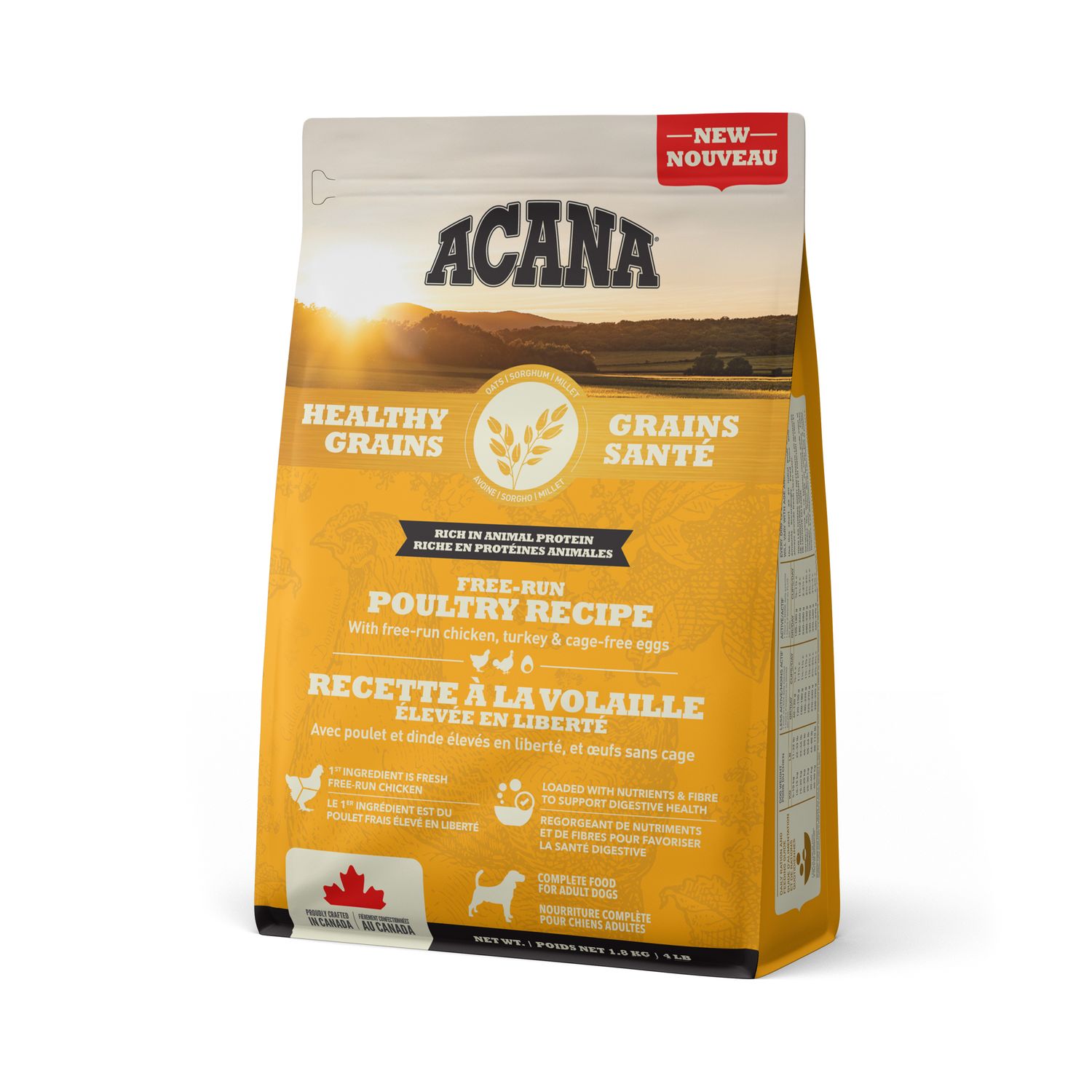 Acana Free-Run Poultry Healthy Grains [DOG] 1.8KG