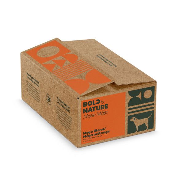 Bold By Nature Frozen - Mega Blend Patties [DOG] 24LB