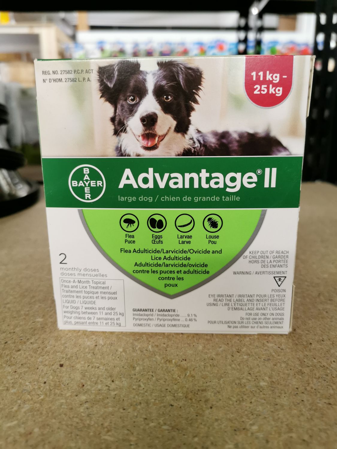 Advantage II  - 2 Dose [DOG] 11 - 25KG
