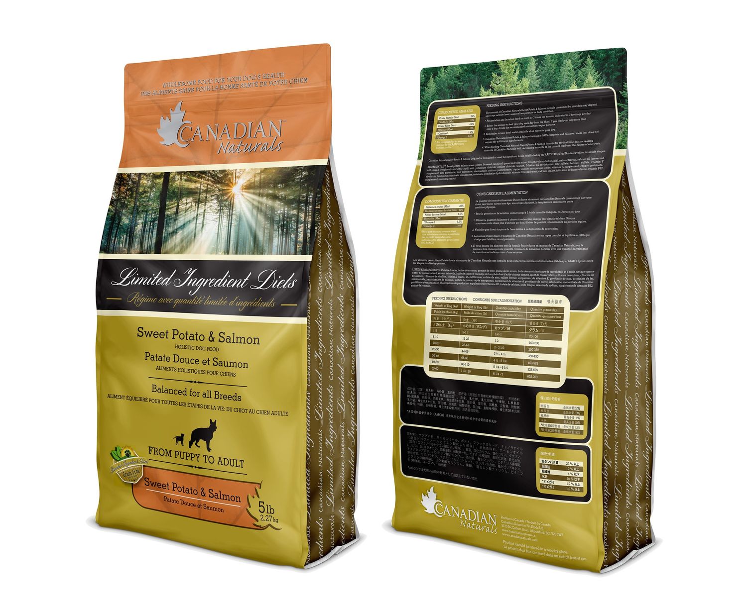 Canadian Naturals GF Salmon &amp; Sweet Potato [DOG] 25LB