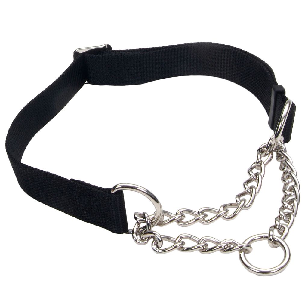 Check Choke Collar Black 14”-20” x 3/4”