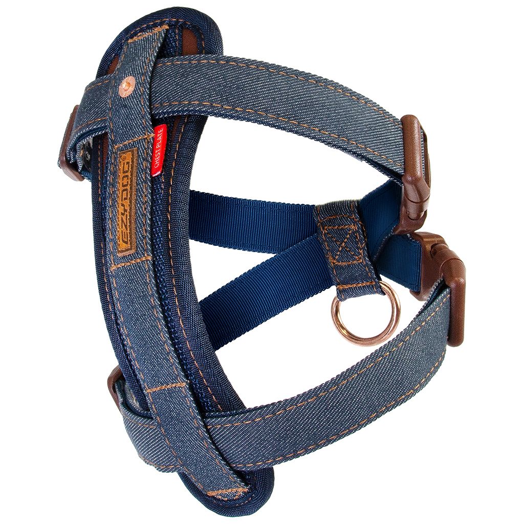Chest Plate Harness Denim L